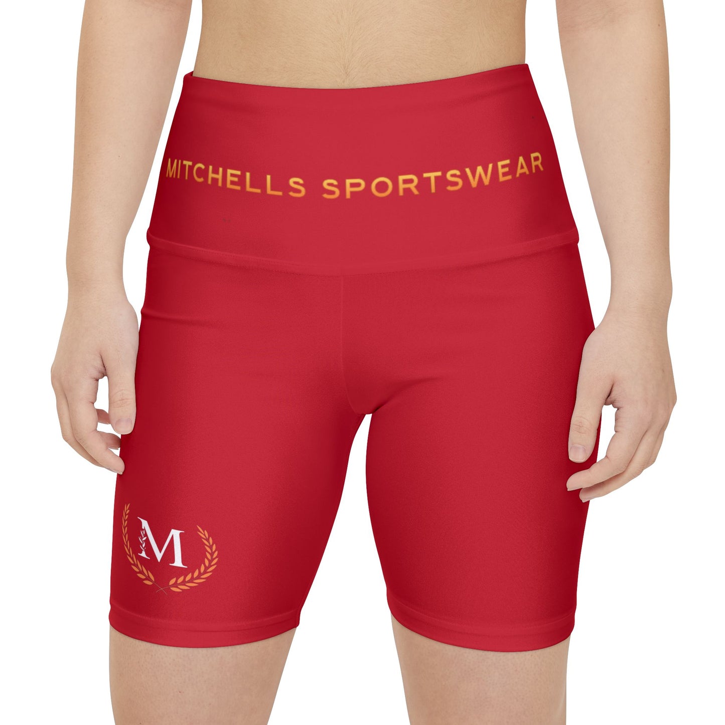 Workout Shorts for Women(Red)